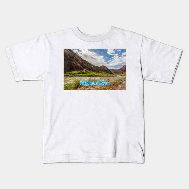 Arkansas River Royal Gorge Kids T-Shirt by Gestalt Imagery